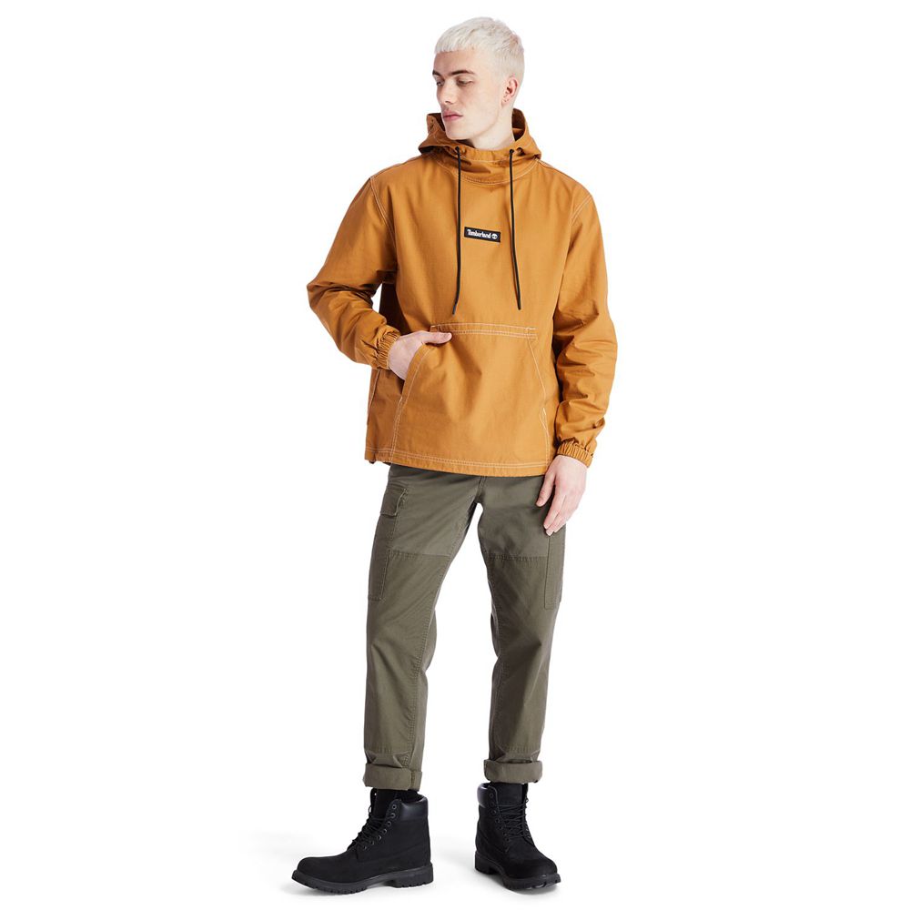 Sudadera Timberland Hombre Workwear Ripstop Hoodie Marrones - Chile ALM-943018